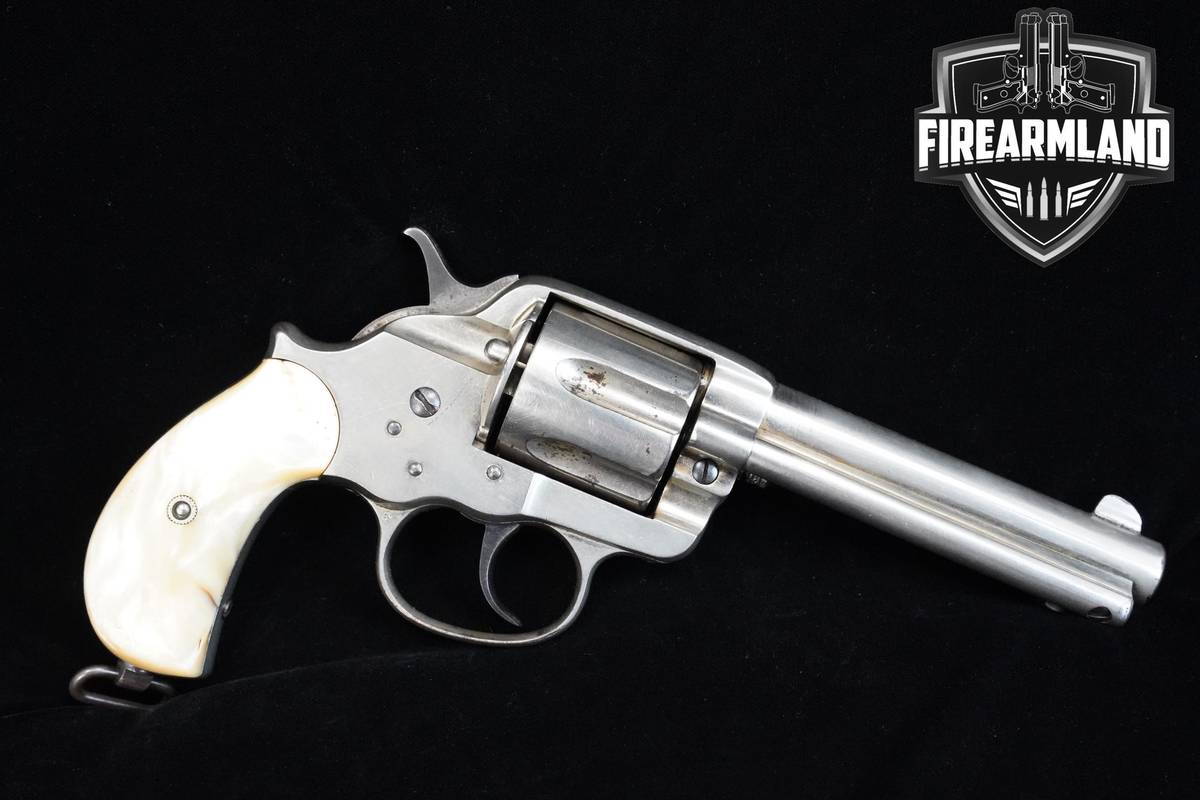 1896 Colt Model 1878 Double Action Army 45 Colt 4.75" 1878 M1878 Nickel