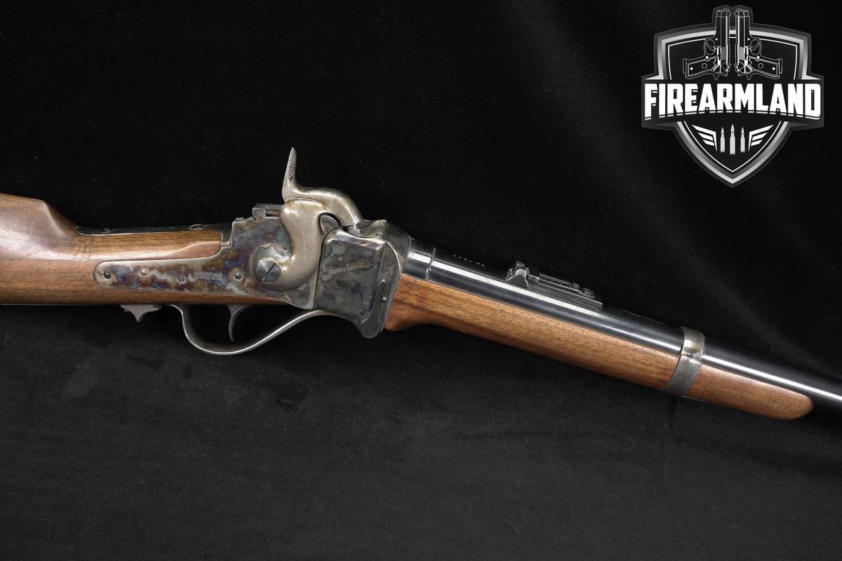 1980 Pedersoli Sharps Carbine 54 Cal 22" Color Case-Hardened & Walnut