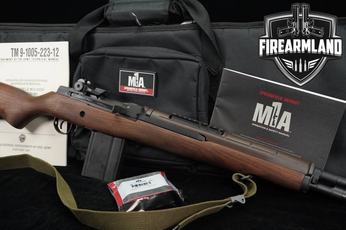 Springfield Armory M1A Scout Squad 308 Winchester Parkerized & Walnut M14