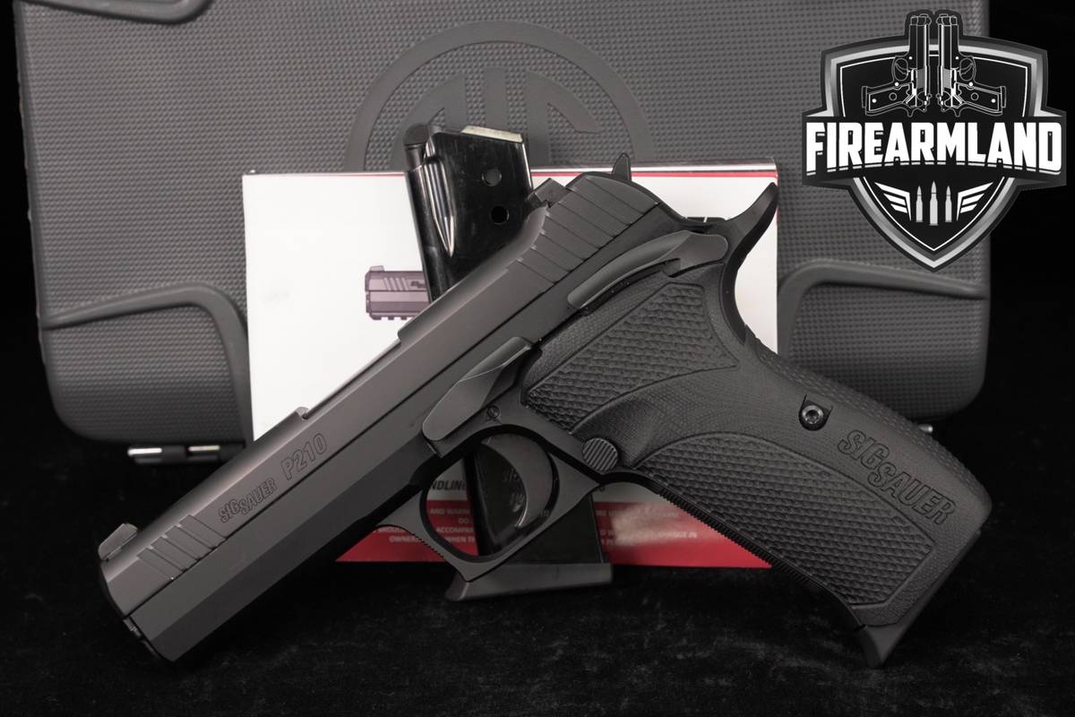 Sig Sauer P210 Carry 9mm 4.1 P-210 +2 MAGS & ORIG CASE