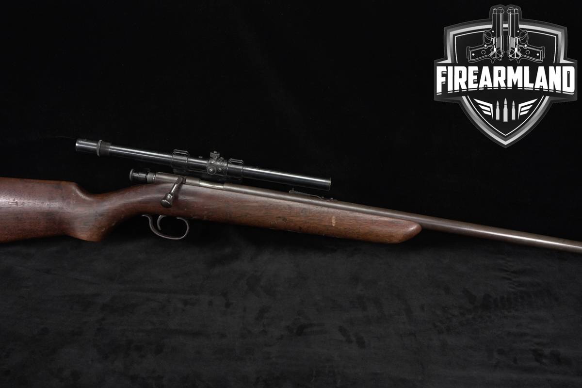 1936 Remington Model 41 Targetmaster 22LR 27" Blued & Wood + WEAVER SCOPE