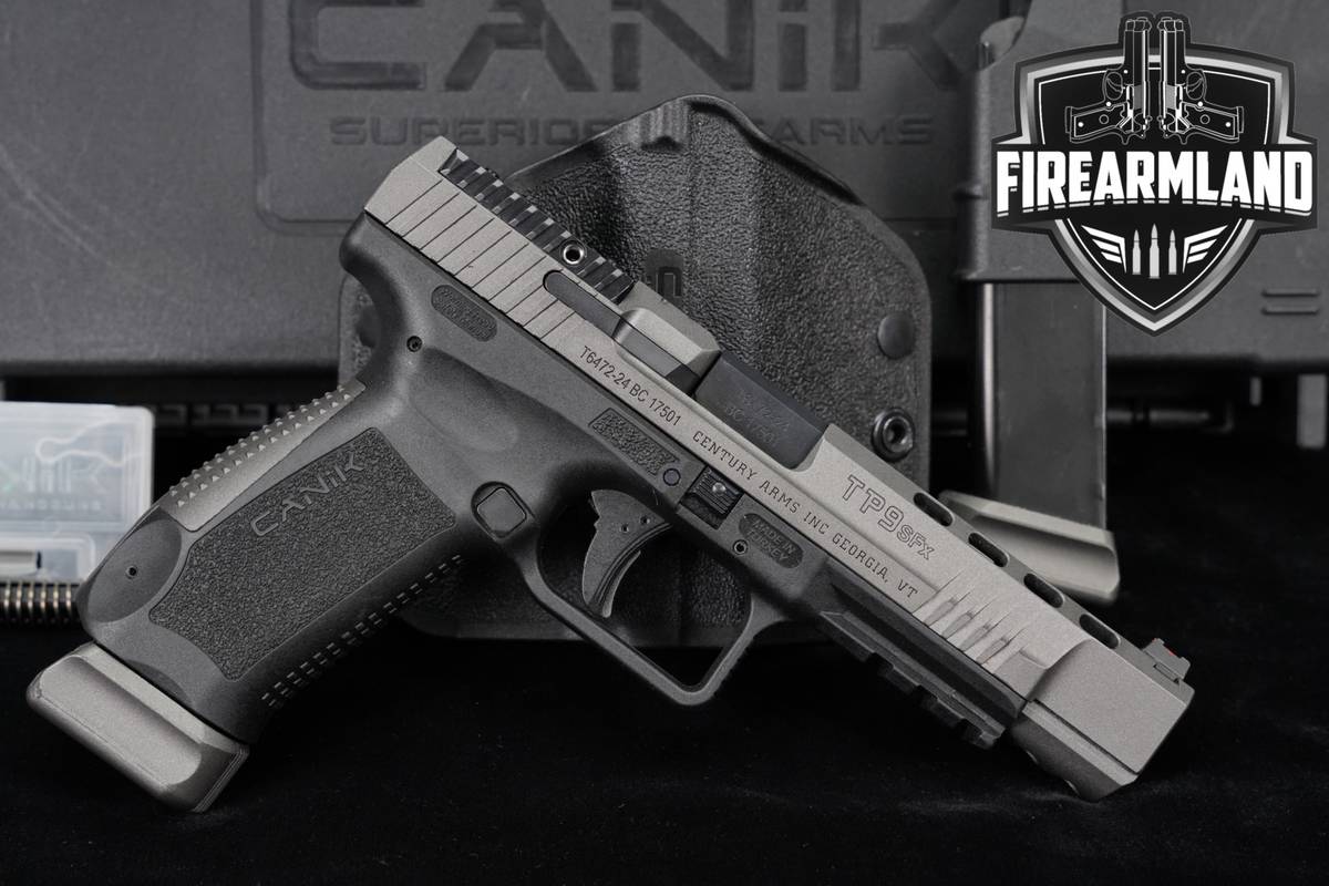 Canik TP9 SFx 9mm 5.1" Two-Tone TP9SFx +2 MAGS, OG CASE & HOLSTER