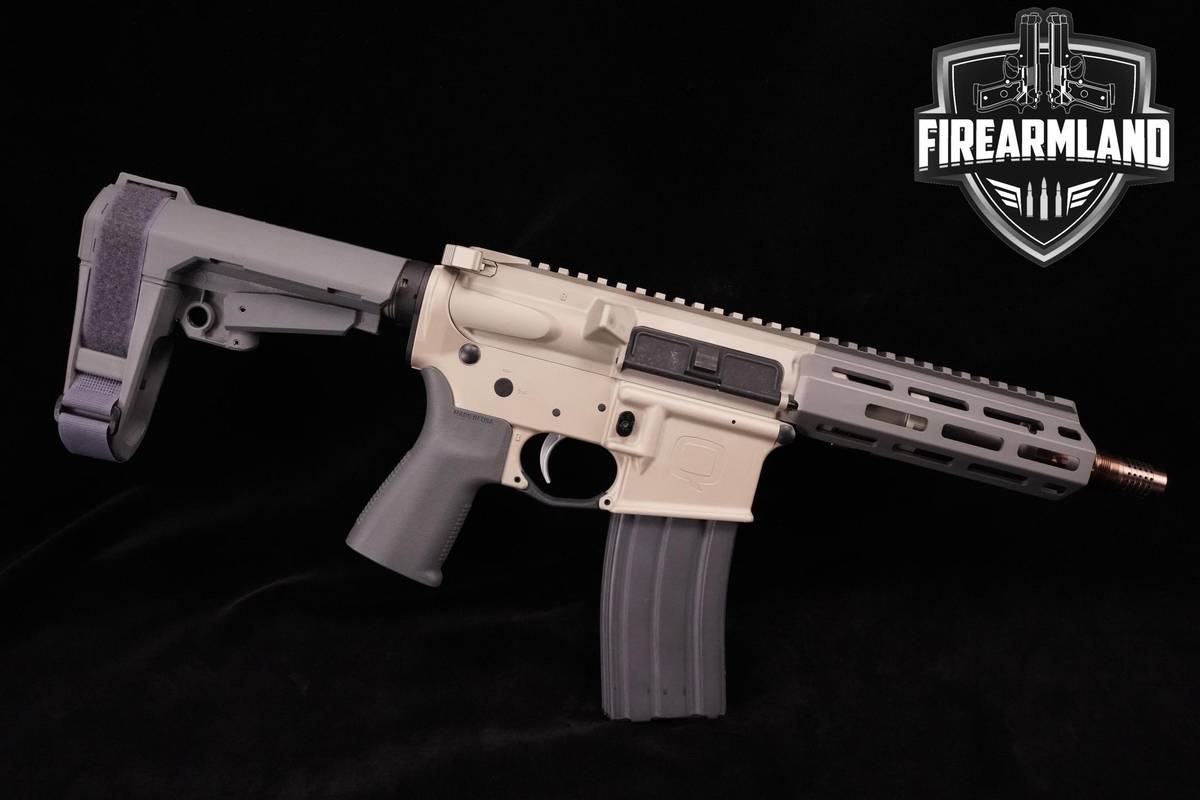 Q Sugar Weasel Pistol 300 Blackout AR Pistol AR15 7" +4 MAGS & CHERRY BOMB