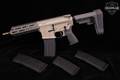 Q Sugar Weasel Pistol .300 AAC Blackout (7.62x35mm) Clear Anodized & Gray in Very Good Condition Image 2