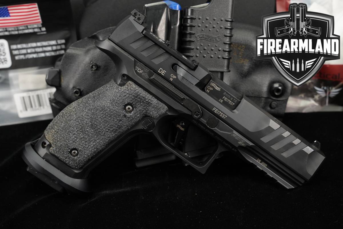 Walther PDP Steel Frame Pro, Full Size 9mm Optics-Ready +3 MAGS, ORIG CASE