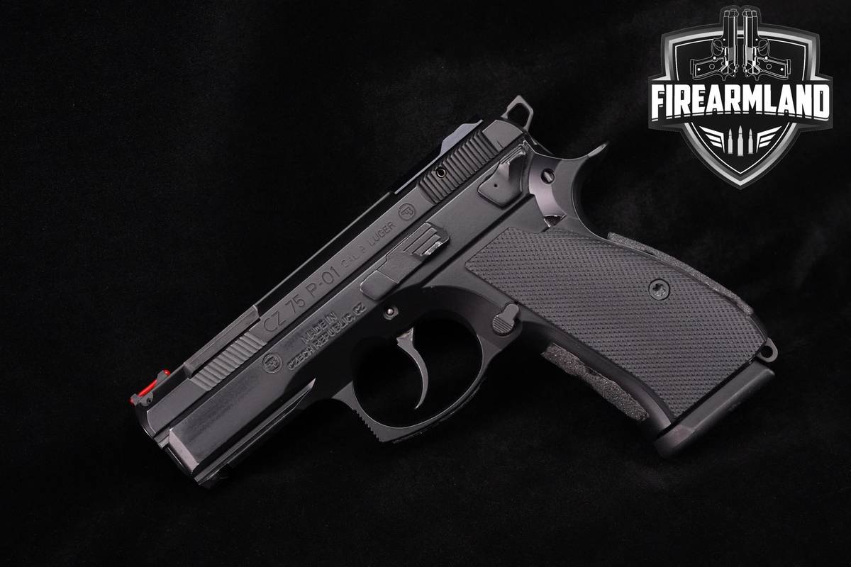 TUNED CZ 75 P-01 OR TS 9mm 3.6" CZ75 P01 +4 MAGS & ORIG CASE