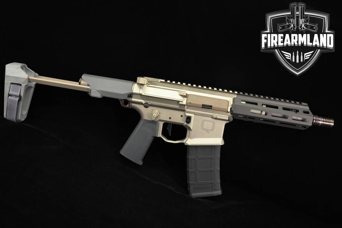 Q Honey Badger Pistol 300 Blackout AR-15 AR15 7 Two-Tone