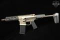 Q Honey Badger Pistol .300 AAC Blackout (7.62x35mm) Two-Tone in Good Condition Image 3