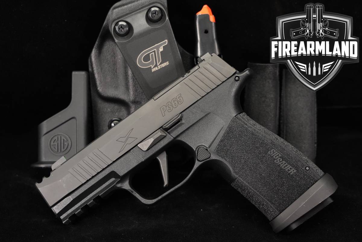 Sig Sauer P365-XMACRO COMP 9mm OR 3.1" P-365 +2 MAGS, HOLSTER