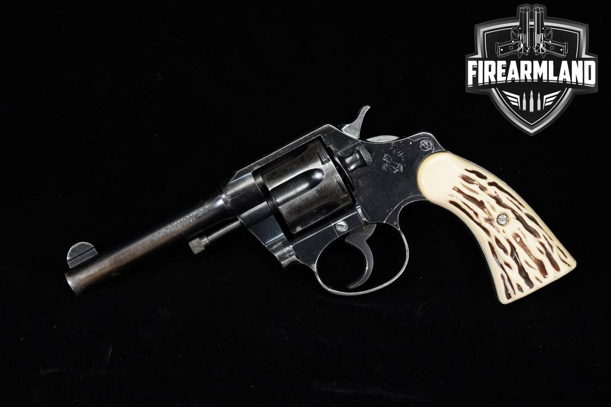 1918 Colt Police Positive First Issue 38 S&W 4" Blued DA/SA