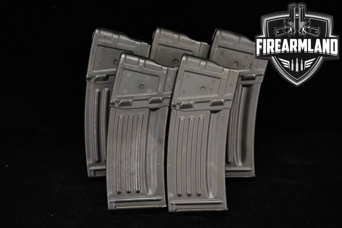 FIVE 5 Heckler & Koch H&K HK33 HK53 HK93 25 Round Magazines 5.56mm HK Mags