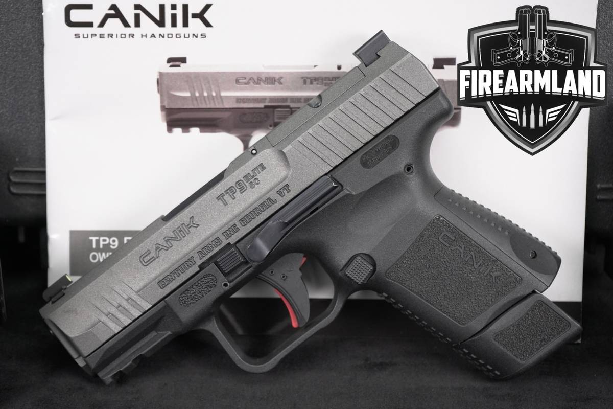 Canik TP9 Elite SC 9mm Optics-Ready 3.6 +2 MAGS, ORIG CASE & HOLSTER