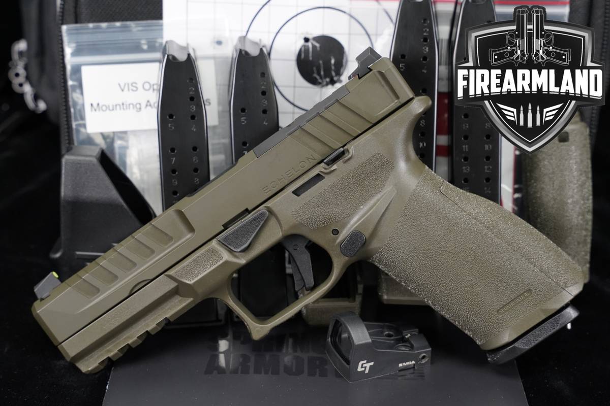 Springfield Armory SA Echelon 9mm 9-mm 4.5" OD Green +5 MAGS & ORIG BOX