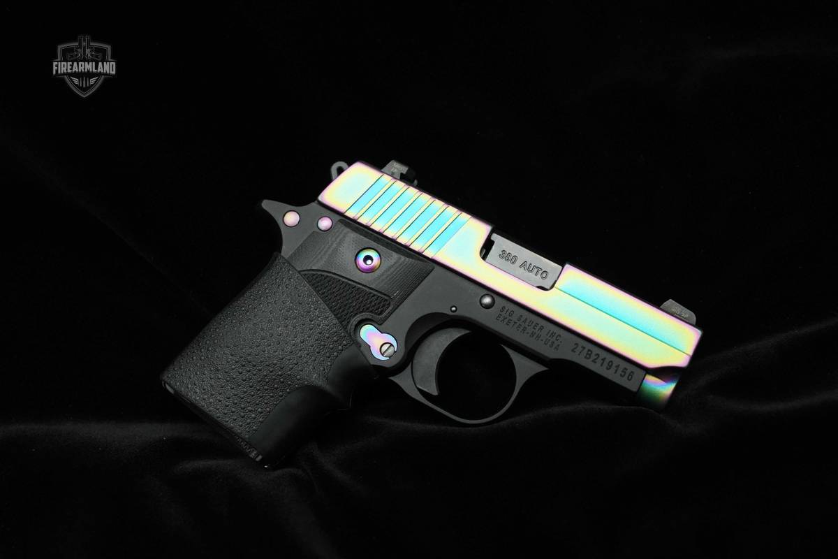 RARE RAINBOW Sig Sauer P238 Edge 380ACP Pistol PVD Sig P238 380 ACP Edge