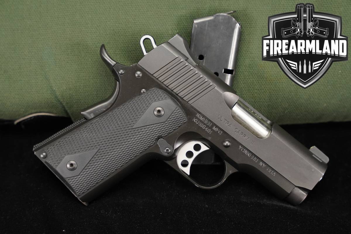 Kimber Ultra Carry II 45 ACP 1911 3 +2 MAGS, CASE