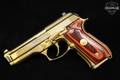 Beretta Model 96D Centurion .40 S&W Gold color plating in Good Condition Image 3