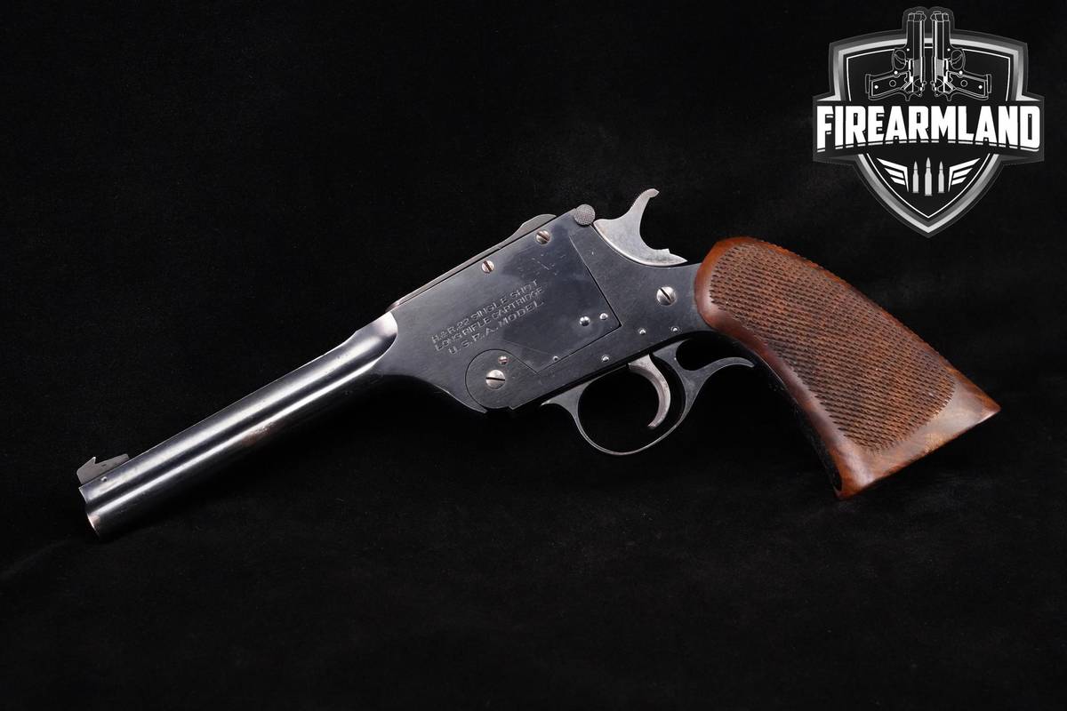 1 OF 3300! Harrington & Richardson U.S.R.A. Model 195 Variation 3 22LR 7"