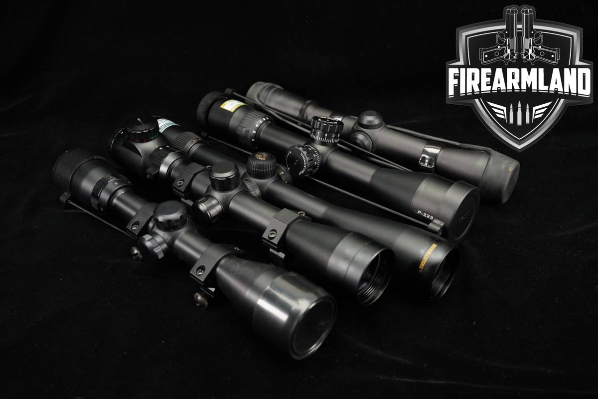 FIVE SCOPE LOT 5 Pack Redfield Nikon OMMO Bushnell Scopes Riflescope