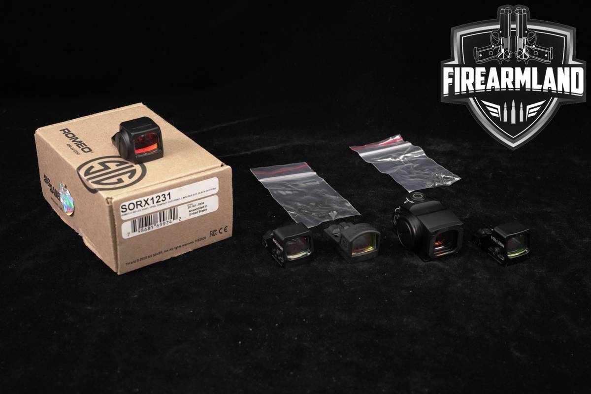 FIVE RED DOT SIGHT LOT 5 Pack C&H Sig Sauer Romeo Holosun RDS