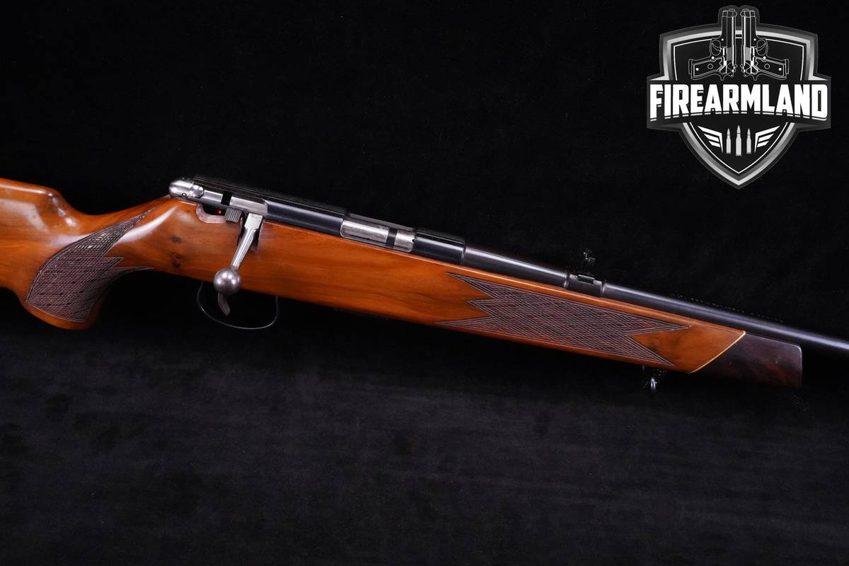 VINTAGE 1965 Anschutz Model 141M Deluxe Sporter 22 WMR 22" Blued & Walnut