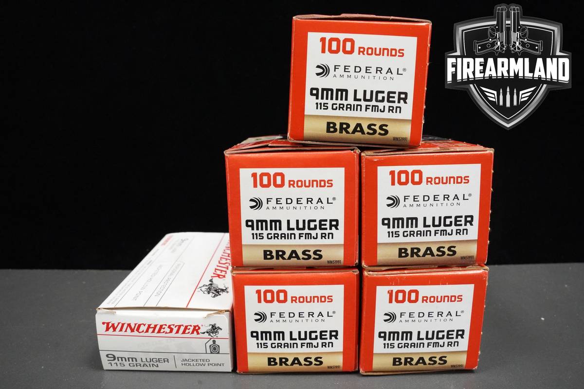 9mm Ammo 9mm Ammunition 550 ROUNDS