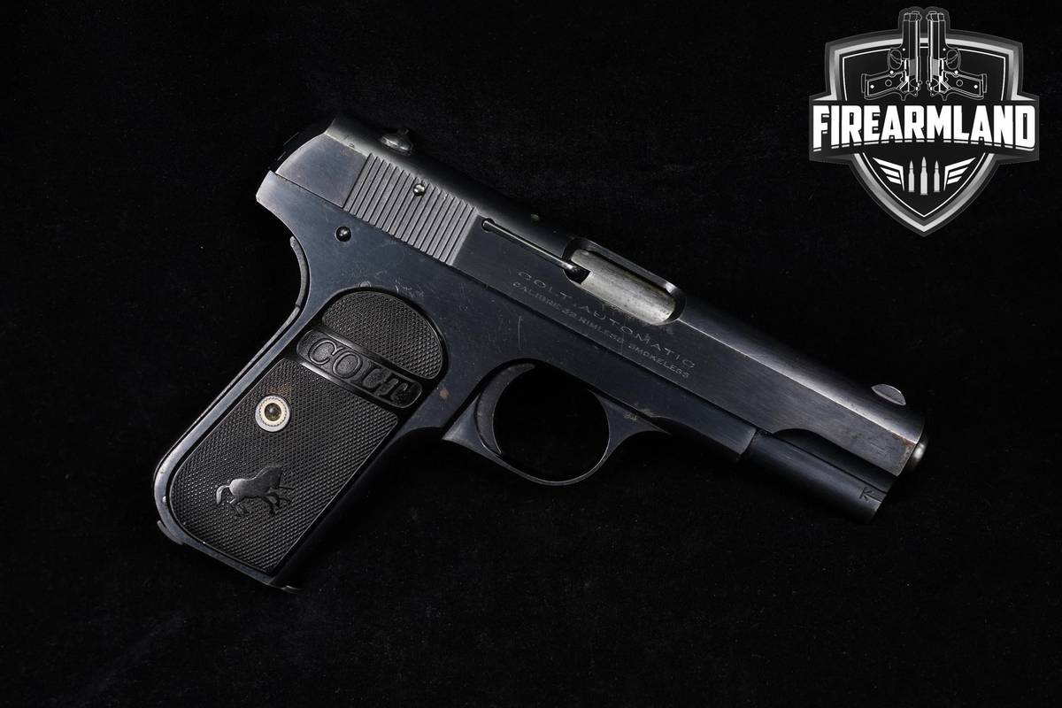 1921 Colt Model 1903 Pocket Hammerless Type III 32 ACP 3.75" Blued