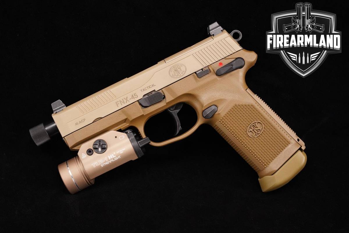 FN FNX-45 Tactical 45 ACP 5.3" FDE FNX-45-Tactical FNX-45T 2MAGS & ORIG BOX