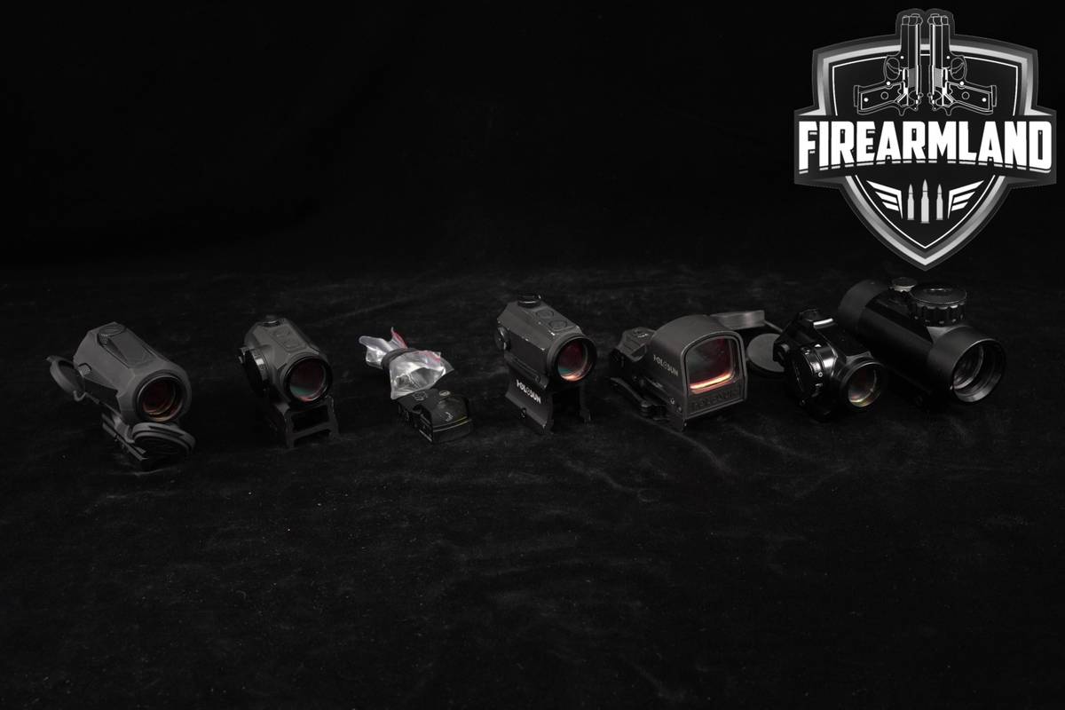 SEVEN RED DOT SIGHT LOT 7 Pack Burris Holosun Vortex Sig Sauer Truglo RDS