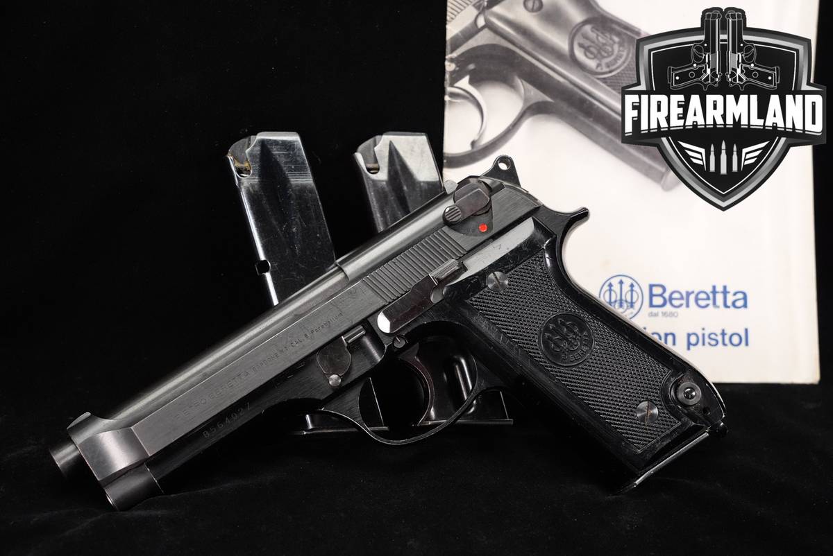 1981 P Beretta Mod 92S 9mm 4.9" Blued M92 M 9 92-S +3 MAGS