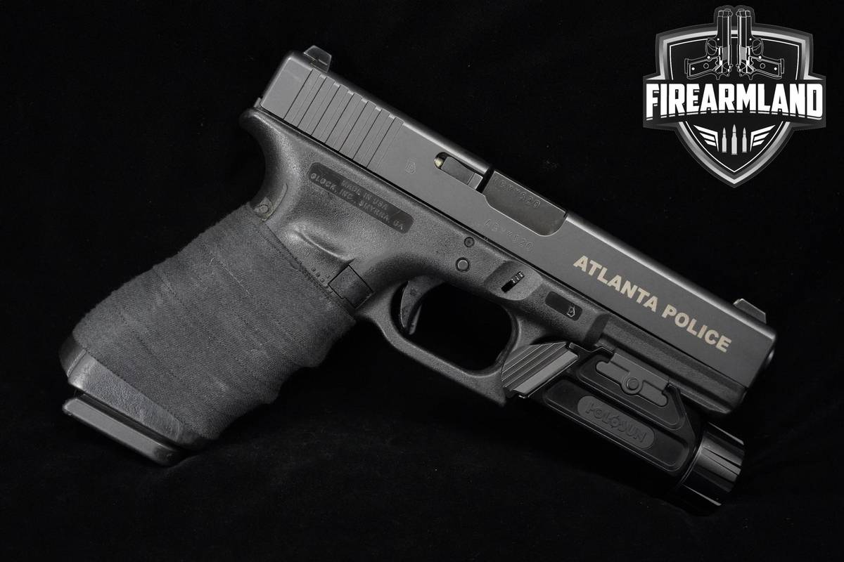 Glock 17 G17 Gen4 9mm 4.49" ATLANTA POLICE Glock-17 G-17 Gen-4 +LIGHT COMBO