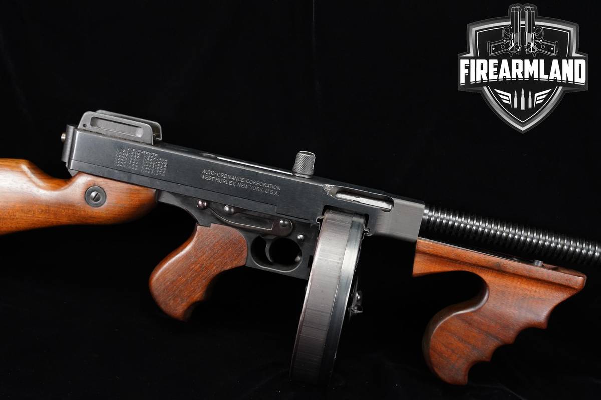 1990 Auto Ordnance Model Of 1927 A1 Deluxe 45 ACP 16.5" Thompson 1927A1