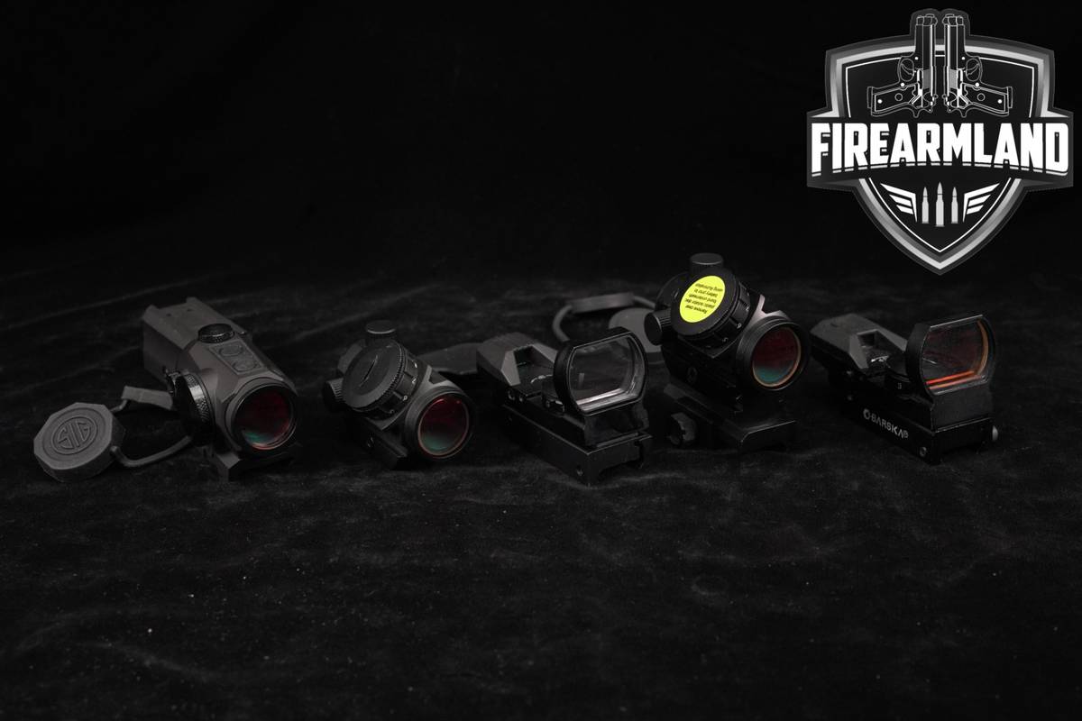 FIVE RED DOT SIGHT LOT 5 Pack Sig Sauer Bushnell Barska RDS