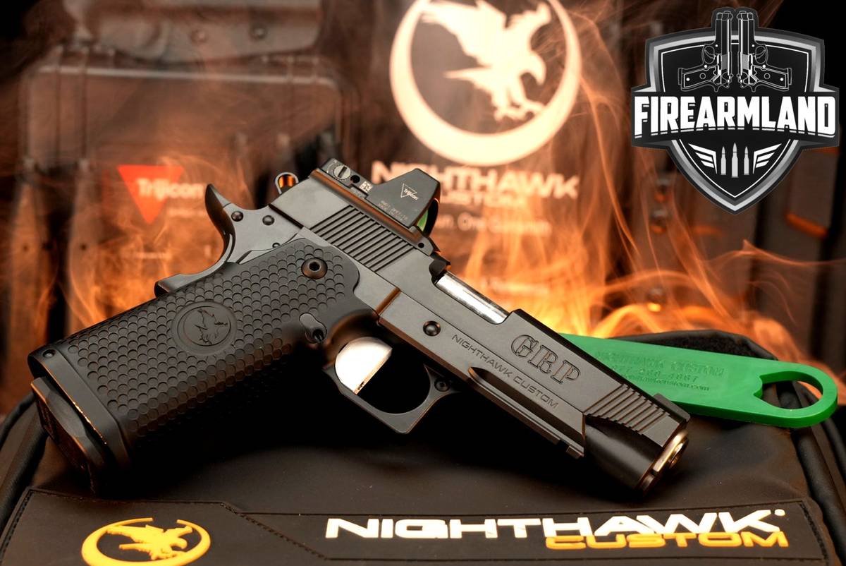 NIGHTHAWK Custom GRP Commander OR 1911 2011 +ORIG CASE, TRIJICON TYPE 2