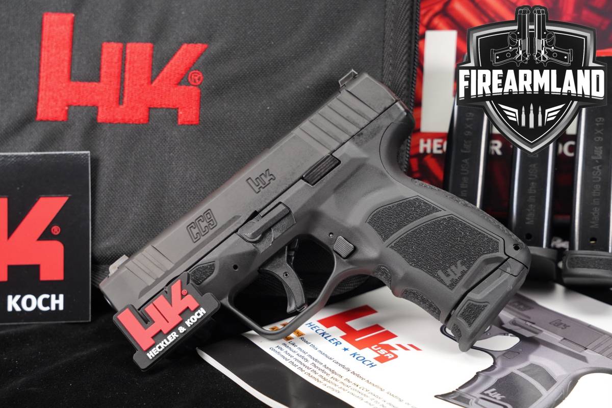 Heckler & Koch CC9 9mm Optics-Ready 3.32" H&K CC 9 +4 MAGS & ORIG CASE