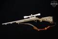 Thompson Center (TC, T/C, TCA) Omega Laminated Stainless .50 BPM (Black Powder) Stainless/Laminate in Very Good Condition Image 2