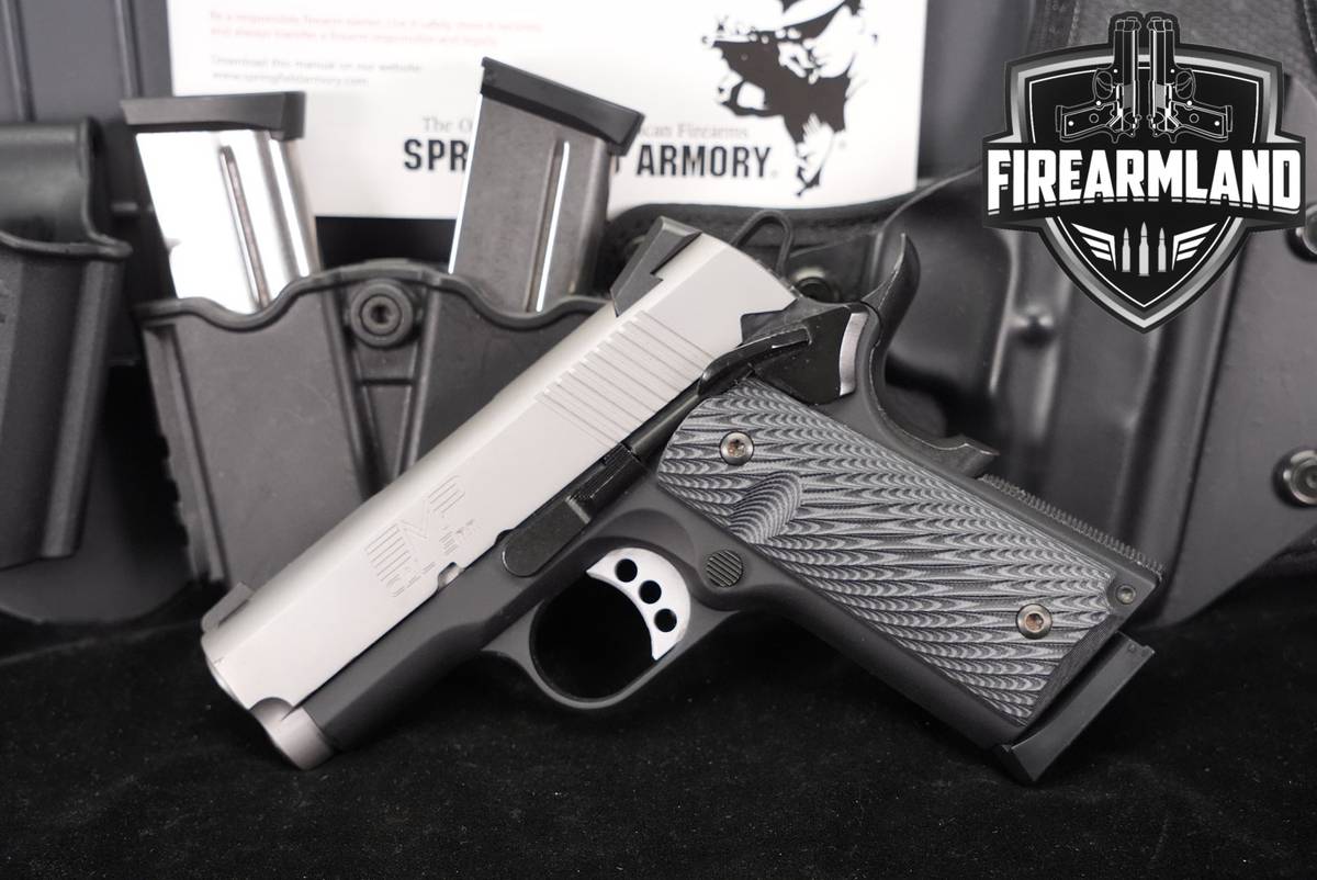 Springfield Armory 1911 EMP 9mm 3.25 +3 MAGS, ORIG CASE & HOLSTER