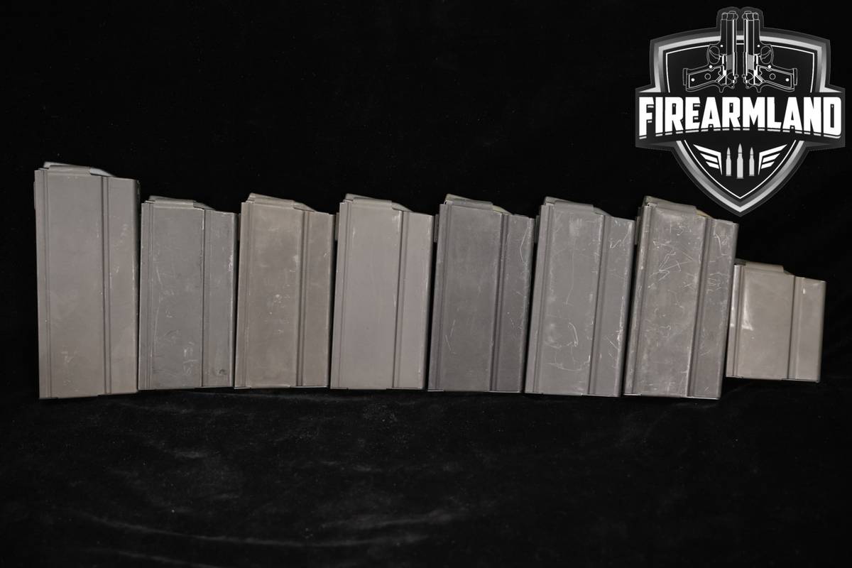 EIGHT (8) Springfield Armory M1A  M14 10, 20, 25 Rd Magazines 7.62mm Mags