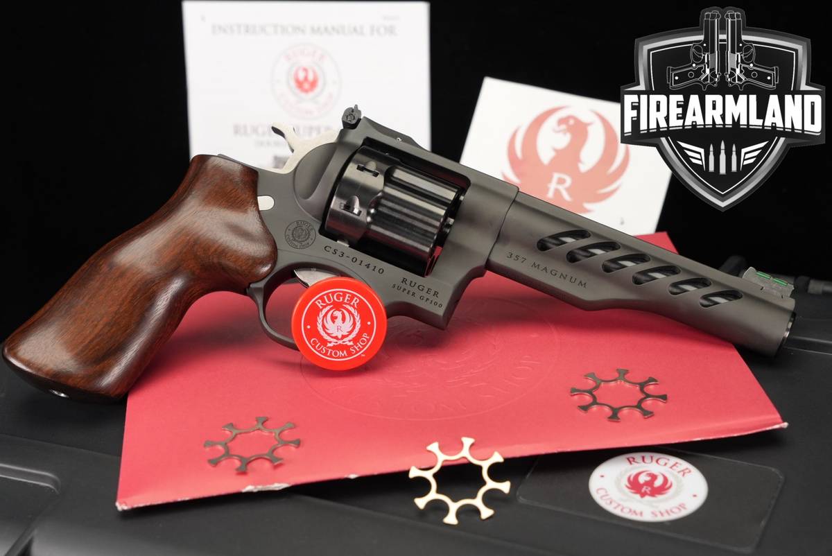 Ruger Super GP100 Custom Shop Competition 357 Magnum 5.5" GP 100 +ORIG CASE