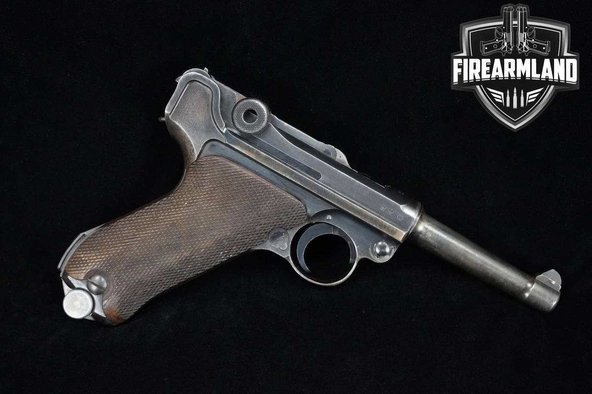 1938 WWII Mauser S/42 P.08 Luger 9mm 4" Blued WW2 S/42 Mauser P08 Luger