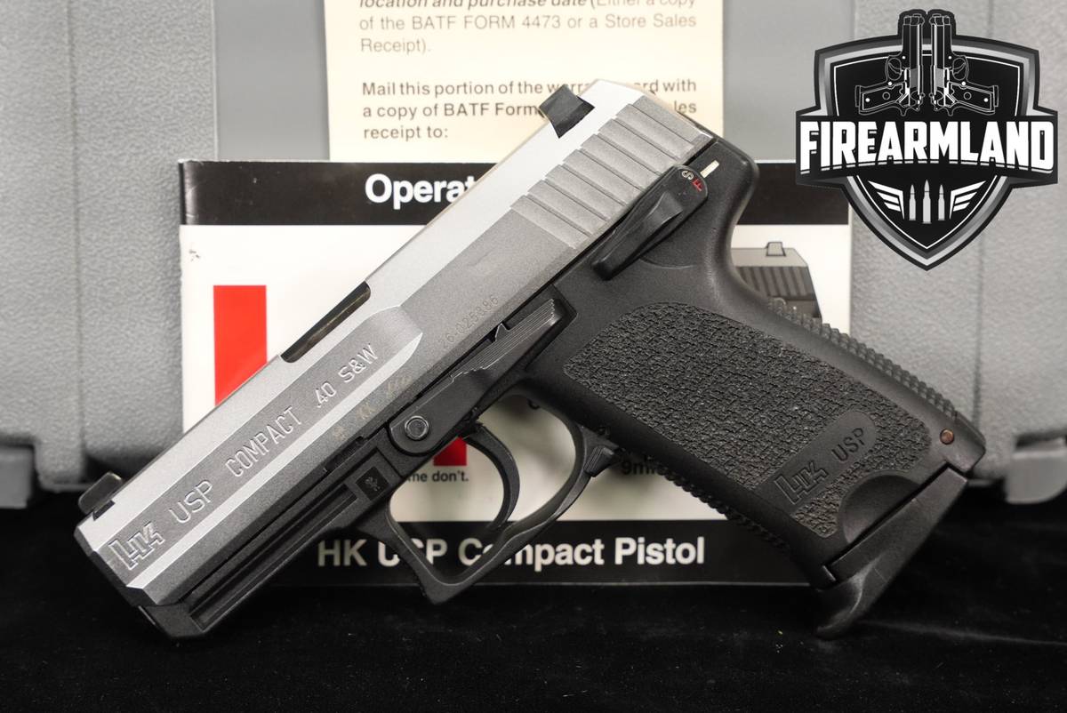 Heckler & Koch USP40 Compact Stainless Variant 5 DAO H&K USP 40 S&W