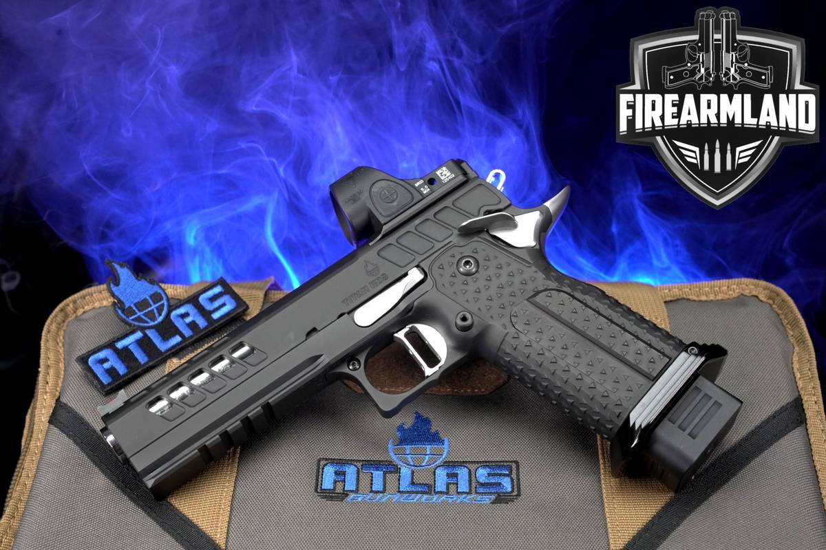 Atlas Gunworks Titan 9mm 1911 5" 2011 Competition +ORIG CASE & TRIJICON SRO