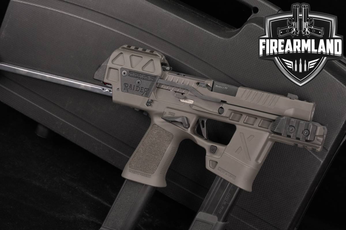Sig Sauer P320-FLUX Legion Raider 9mm P-320 PDW BRACE +2 MAGS & ORIG CASE