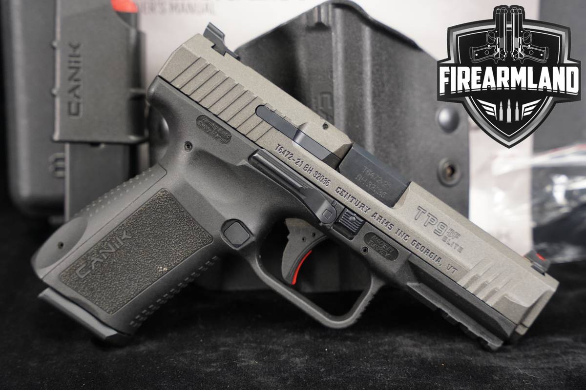Canik TP9SF Elite 9mm 4.09 Two-Tone Gray & Black TP9 SF +2 MAGS & HOLSTER