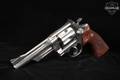 1970-1972 Smith & Wesson (S&W) Model 27-2 .357 Mag. Bright Nickel in Good Condition Image 2