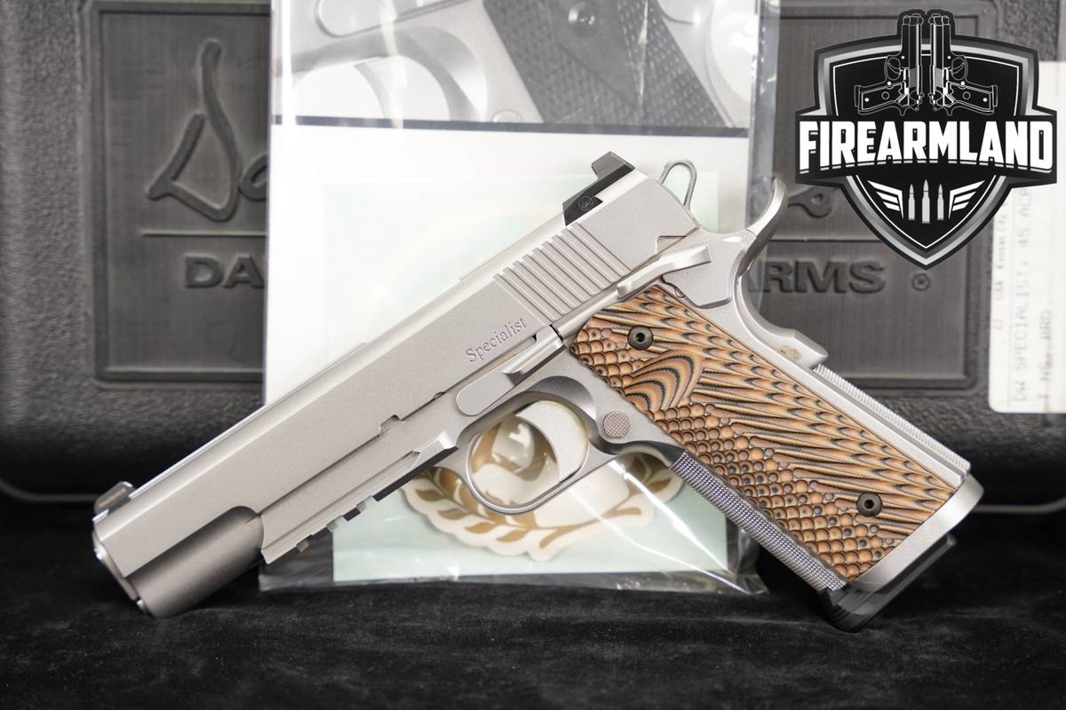 Dan Wesson Specialist 45 ACP 1911 Stainless +ORIG CASE