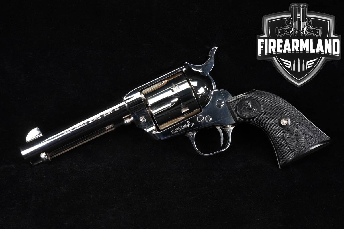 LIKE-NEW Colt Single Action Army Third Generation 45LC 4.75" Nickel