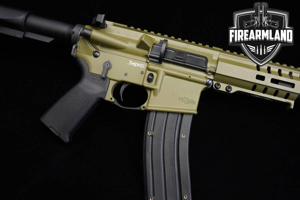 CMMG MK4 Banshee 22LR 4.5" Bazooka Green CMMG Mk-4 22-LR +5 MAGS
