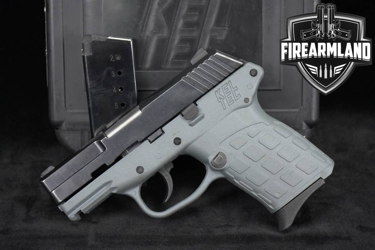 Kel-Tec PF-9 9mm 3.1" Light Gray DAO KelTec PF9 +2 MAGS