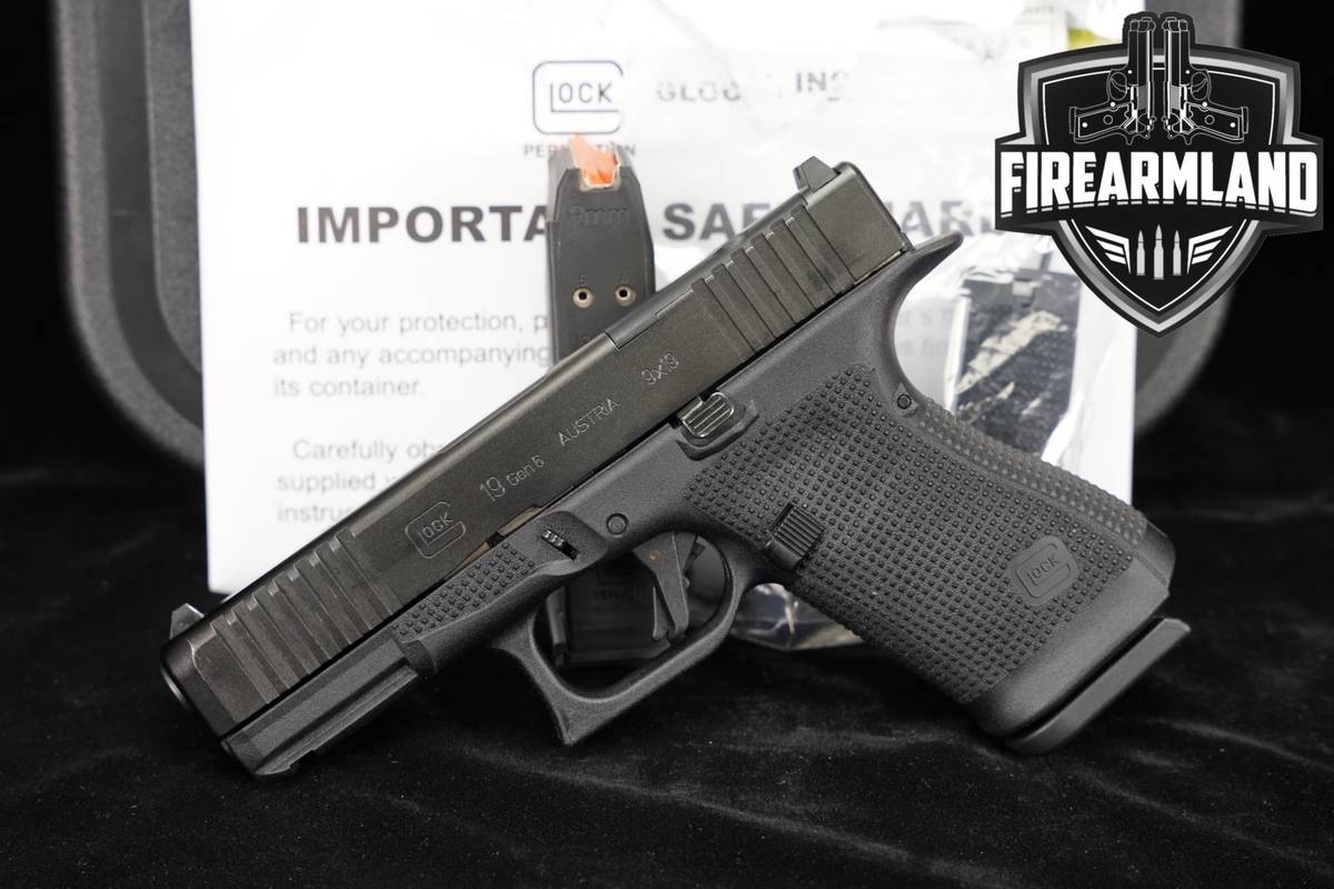 Glock 19 Gen6 ORS G19 Gen 6 9mm Optics-Ready 4.02" +2 MAGS & ORIG CASE