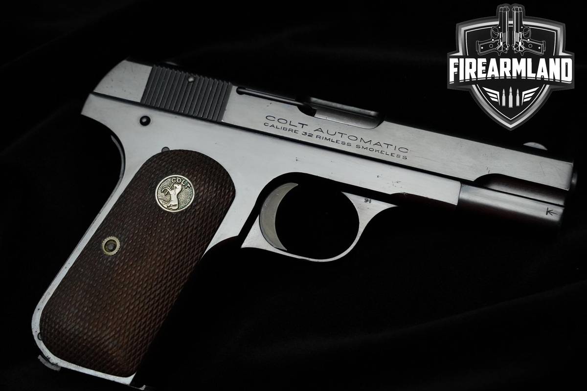 1929 Colt Model 1903 Pocket Hammerless 32 Auto (765 Browning) 1903 Colt